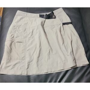 Women’s Sz 12 Mountain Hardwear Canvas Wrap/Buckle Skirt Active Outdoor Hiking